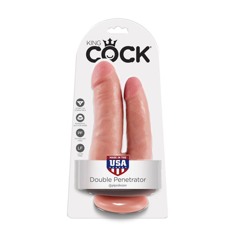 Dildo-cock double penetrator flesh